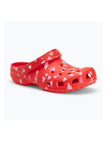 Crocs Classic Valentines Day Clog cherry red