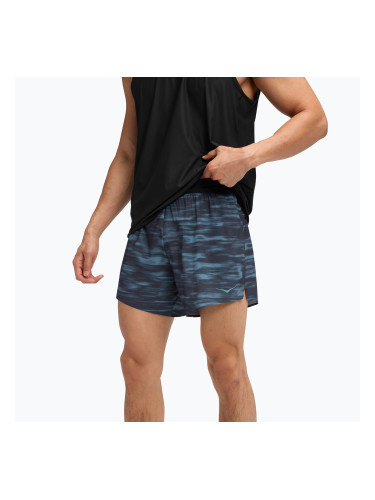 Мъжки шорти за бягане HOKA Glide 5" blue blurr