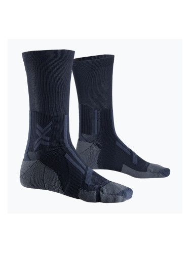 Мъжки чорапи за бягане X-Socks Trailrun Perform Crew black/charcoal