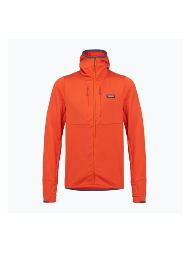 Patagonia R1 Thermal Full Zip Hoody, мъжки, trekking суитшърт pollinator orange