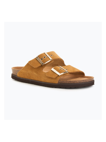 Дамски чехли Genuins Hawaii Velour camel