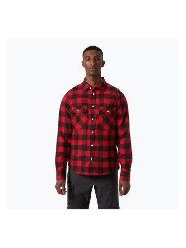 Мъжка риза Helly Hansen Lokka Organic Flannel red buffalo check