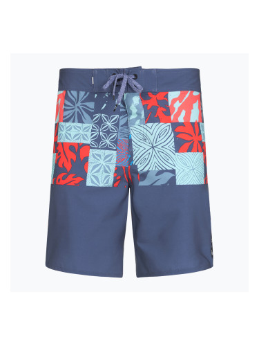 Quiksilver Surfsilk Hawaii Blocked 19" Crown Blue къси панталони за плуване за мъже