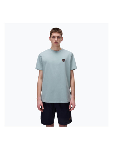 Мъжка тениска Napapijri S-Badge green mil G1X