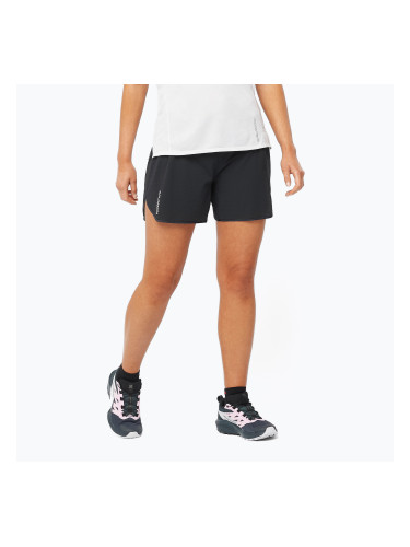 Дамски къси панталони за бягане Salomon Sense Aero 5'' deep black / peris