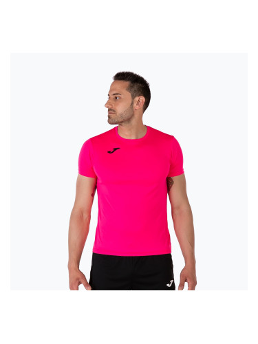 Мъжка тениска за бягане Joma Record II fluor pink