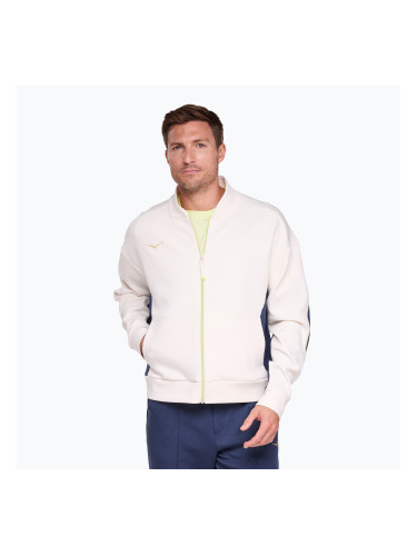 Мъжко яке за бягане HOKA Kaitoro Knit alabaster / versity navy