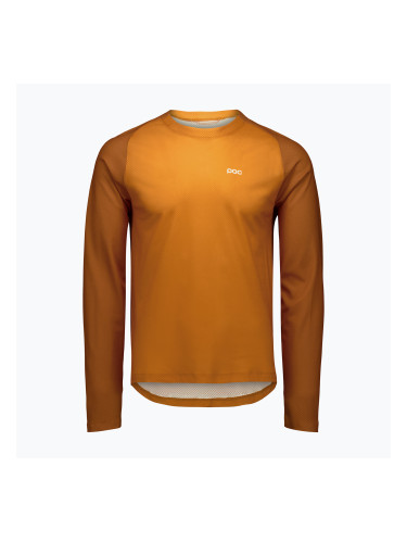 Мъжка блуза с дълъг ръкав за колоездене POC Motion Air Jersey bauxite brown