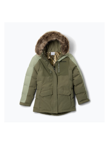 Детско подплатено яке Columbia Girl's Marquam Peak Fusion II stone green/safari