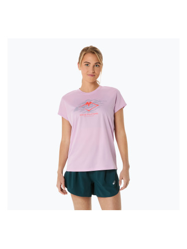 Дамска тениска за бягане ASICS Fujitrail Logo light ube