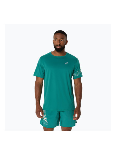 Мъжка тениска за бягане ASICS Icon SS Top rainy lake
