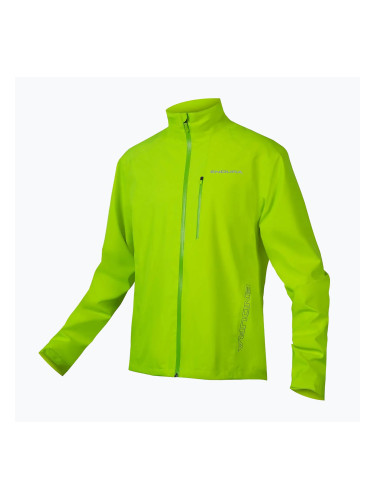 Мъжко яке за колоездене Endura Hummvee Waterproof hi-viz yellow