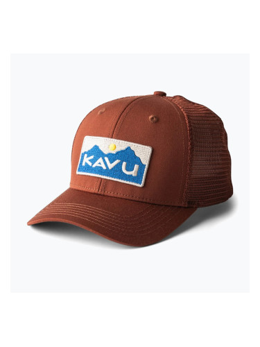 KAVU Above Standard бейзболна шапка от череша и махагон