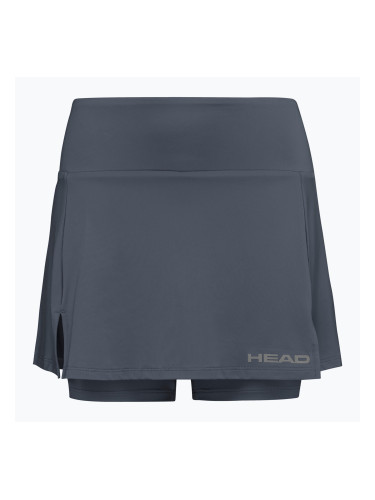 Тенис пола HEAD Club Basic Skort антрацит