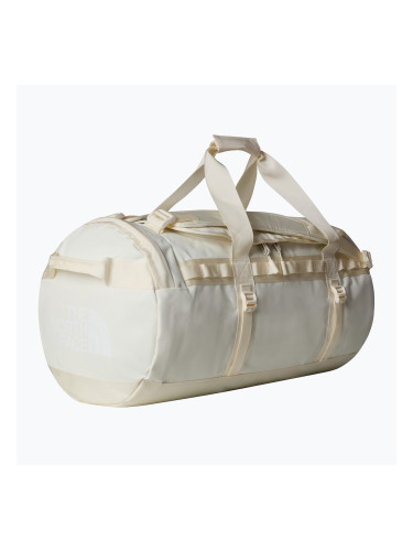 Пътна чанта The North Face Base Camp Duffel M 71 l white dune/white
