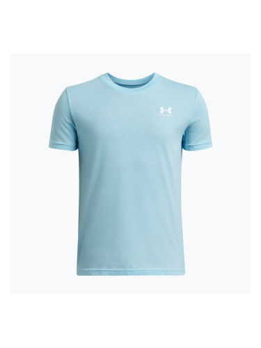 Детска тениска Under Armour Sportstyle Left Chest blue