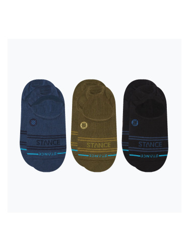 Stance Basic No Show 3 чифта армейски чорапи