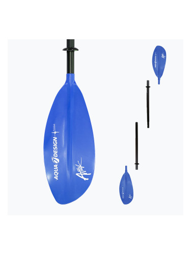 AQUADESIGN K1 Attak 4 синьо гребло за каяк