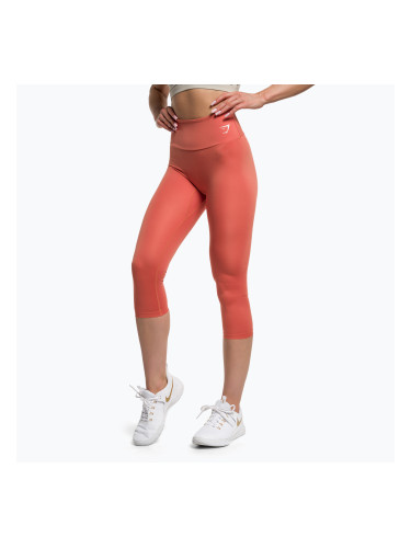 Дамски клинове за тренировки Gymshark 7/8 earth orange