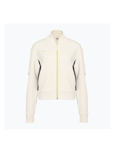 Дамско яке за бягане HOKA Kaitoro Knit alabaster / varsity navy