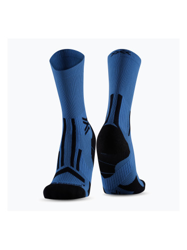 Мъжки чорапи X-Socks Trailrun Perform Crew mineral blue/x black