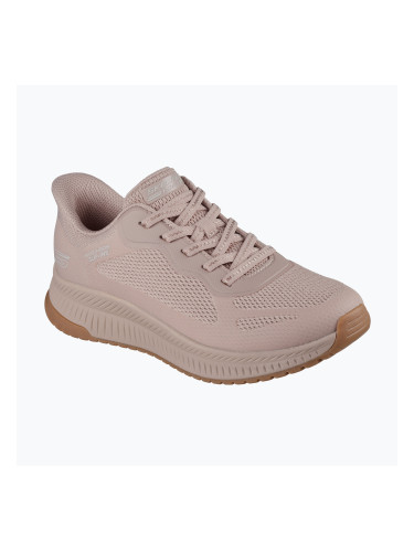 Дамски обувки SKECHERS Bobs Squad 4 Staple Look beige