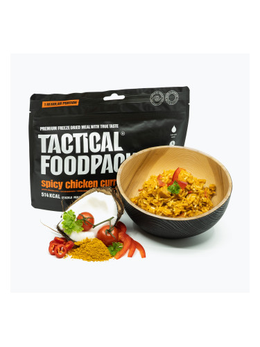 Замразена храна Tactical Foodpack Пикантно пилешко къри 120 g