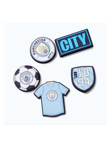 Crocs Jibbitz™ Манчестър Сити пин 5 бр.