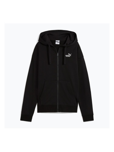 Дамски суитшърт Puma ESS Small No. 1 Logo Comfort Full-Zip puma black