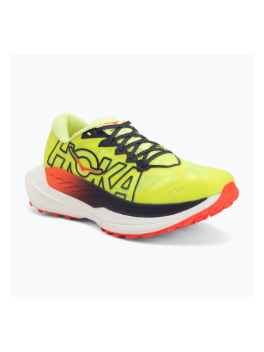 Дамски обувки за бягане HOKA Rocket X Trail neon yuzu/neon flame