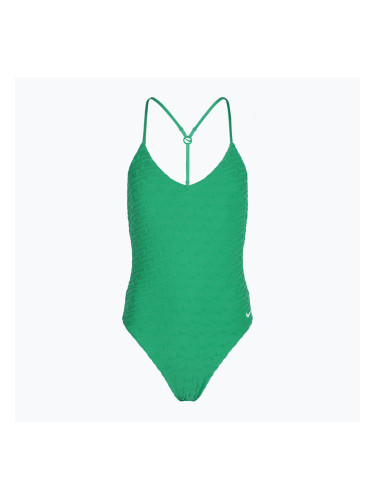 Дамски бански от една част Nike Swoosh Link Y-Back stadium green