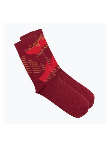 La Sportiva Outdoor Fun червено дърво/горски червени чорапи