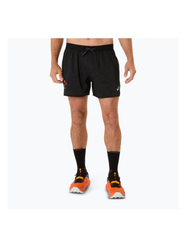 Мъжки къси панталони за бягане ASICS Fujitrail All Over Print 5IN performance black