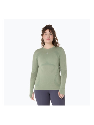 Дамски ASICS Road Seamless LS за бягане с дълъг ръкав monument blue/whisper green
