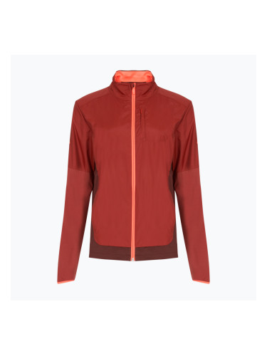 Мъжко яке за бягане Brooks Fusion Hybrid copper/run raisin