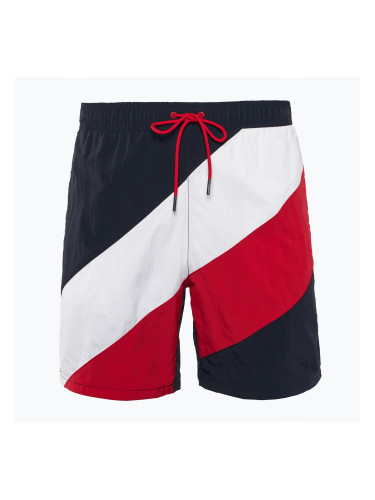 Мъжки къси панталони за плуване Tommy Hilfiger Long Drawstring Diag On desert sky