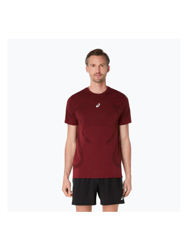 Мъжка тениска за бягане ASICS Road Seamless dark red planet