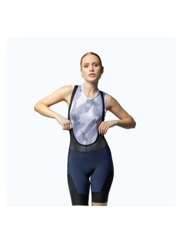 Дамски къси панталони за колоездене Alé Stones Cargo Bibshorts atmosphere blue