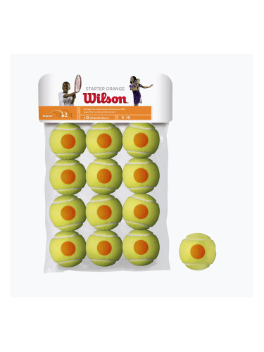 Уилсън Стартер оранжеви топки 12 бр. жълти WRT137200