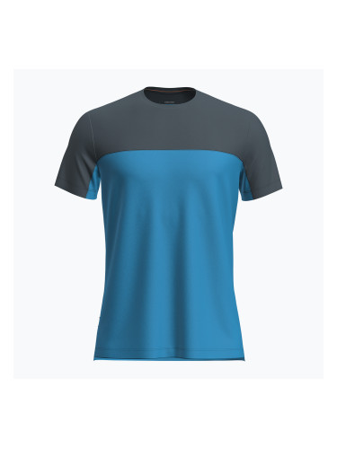 Мъжка тениска за трекинг Icebreaker Merino Cool-Lite Sphere III SS Tee Colour Block arctic/abyss