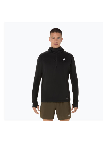 Мъжки ASICS Road Winter Hoodie performance черен суитшърт за бягане