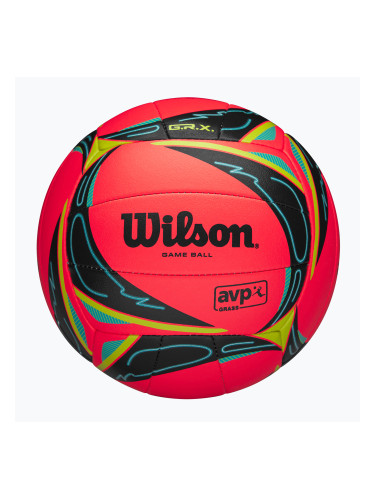 Wilson AVP GRX Beach Volleyball/Grass Game Ball червен размер 5