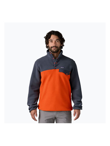 Мъжки потник за трекинг LW Synch Snap-T P/O pollinator orange на Patagonia