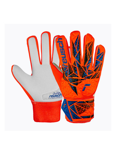 Вратарски ръкавици Reusch Attrakt Starter Grip hyper orng/elec blue