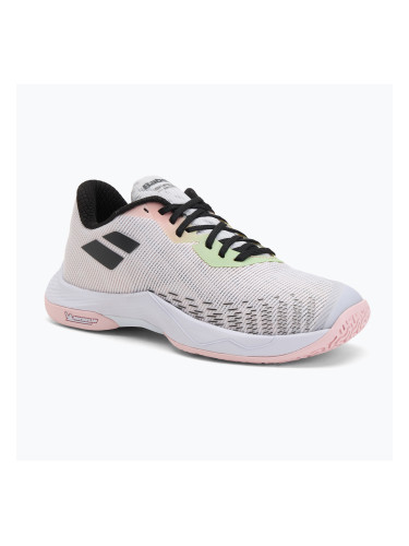 Обувки за бадминтон Babolat Shadow Spirit 2 W white/white