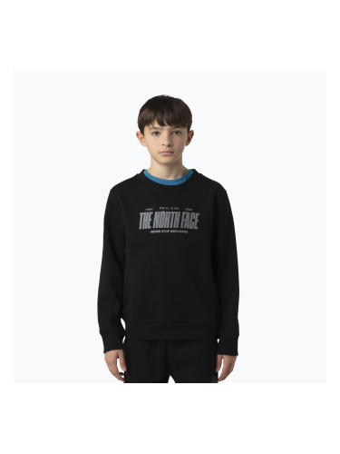 Детски суитшърт The North Face Reflective Logo Relaxed Crew black