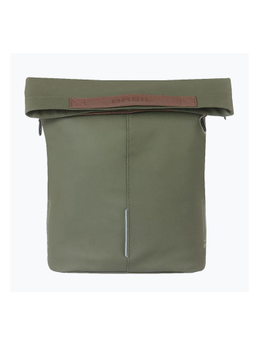 Чанта за велосипед Basil City Shopper Vegan Leather 16 l moss green