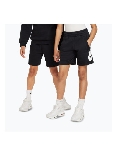 Детски къси панталони/шорти Nike Sportswear Club Fleece black/white