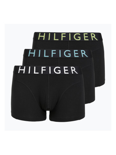 Боксерки Tommy Hilfiger Trunk WB 3 чифта lemon curd/arctic aqua/black