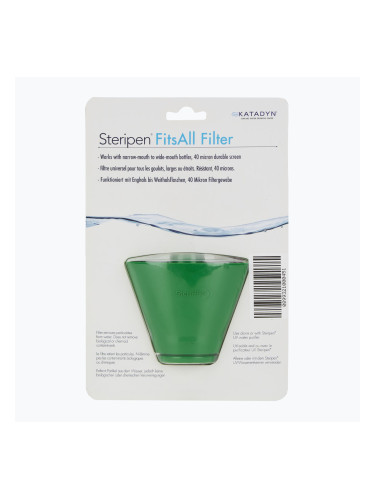 Katadyn Steripen FitsAll с 40-микронния филтър за предварително филтриране на вода